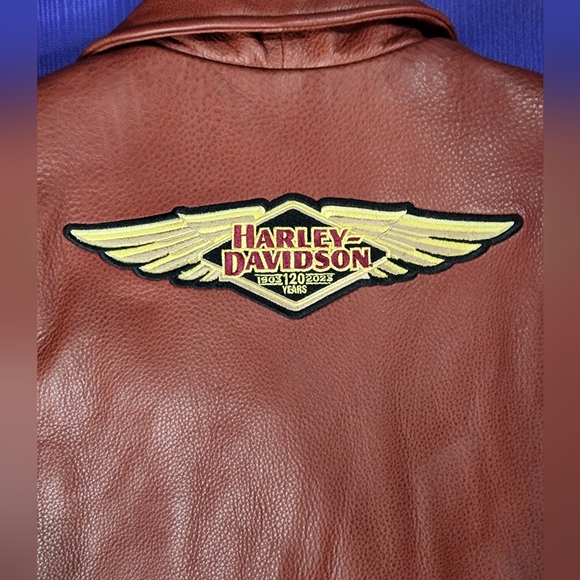 Harley-Davidson 120th Anniversary Collectors Edition Women's Leather Jacket - Picture 13 of 15